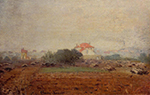 Claude Monet Fog Effect, 1872 oil painting reproduction