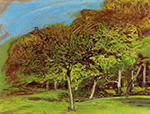 Claude Monet Fruit Trees oil painting reproduction