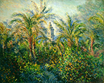 Claude Monet Garden in Bordighera, Morning Effect, 1884 oil painting reproduction