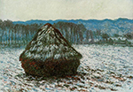 Claude Monet Grainstack 2, 1891 oil painting reproduction