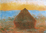 Claude Monet Grainstack, 1891 oil painting reproduction