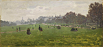 Claude Monet Green Park in London, 1871 oil painting reproduction
