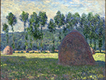 Claude Monet Haystack at Giverny, 1885 oil painting reproduction