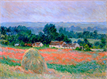 Claude Monet Haystack at Giverny, 1886 oil painting reproduction