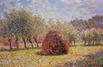 Claude Monet Haystacks at Giverny, 1895 oil painting reproduction