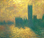 Claude Monet Houses of Parliament, 1904 oil painting reproduction