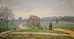 Claude Monet Hyde Park, London, 1871 oil painting reproduction