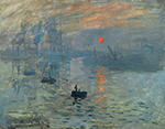 Claude Monet Impression, Sunrise, 1873 2 oil painting reproduction