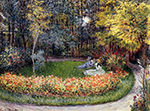 Claude Monet In the Garden, 1875 oil painting reproduction
