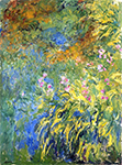 Claude Monet Irises 3, 1914-17 oil painting reproduction