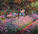 Claude Monet Irises in Monet's Garden 01, 1800 oil painting reproduction