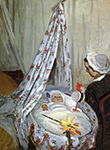 Claude Monet Jean Monet in the Craddle, 1867 oil painting reproduction