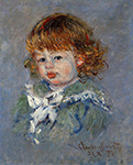 Claude Monet Jean-Pierre Hoschede, called 'Bebe Jean', 1878 oil painting reproduction