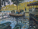 Claude Monet La Grenouillere, 1869 oil painting reproduction