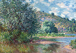 Claude Monet Landscape at Port-Villez, 1885 oil painting reproduction