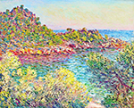 Claude Monet Landscape near Montecarlo, 1883 oil painting reproduction