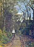 Claude Monet Lane in Normandy, 1868 oil painting reproduction