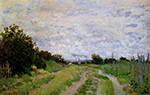 Claude Monet Lane in the Vineyards at Argenteuil, 1872 oil painting reproduction