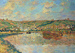Claude Monet Late Afternoon in Vetheuil, 1880 oil painting reproduction