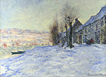 Claude Monet Lavacourt, Sun and Snow, 1879 oil painting reproduction