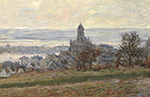 Claude Monet L'Eglise de Vetheuil, 1881 oil painting reproduction