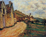 Claude Monet Les Roches at Falaise near Giverny, 1885 oil painting reproduction