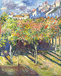 Claude Monet Les Tilleuls a Poissy, 1882 oil painting reproduction