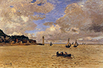 Claude Monet Lighthouse at the Hospice, 1864 oil painting reproduction