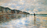 Claude Monet Low Tide at Pourville, 1882 oil painting reproduction