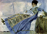 Claude Monet Madame Monet on the Divan oil painting reproduction