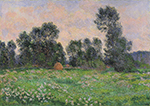 Claude Monet Meadow in Giverny, 1890 oil painting reproduction