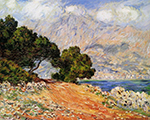 Claude Monet Meton Seen from Cap Martin, 1884 oil painting reproduction