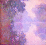 Claude Monet Misty Morning on the Seine, 1897 oil painting reproduction