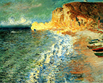Claude Monet Morning at Etretat, 1883 oil painting reproduction