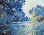Claude Monet Morning on the Seine at Giverny 02, 1897 oil painting reproduction