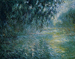 Claude Monet Morning on the Seine in the Rain, 1897-98 oil painting reproduction