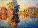 Claude Monet Morning on the Seine, 1893 oil painting reproduction