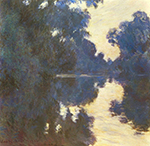 Claude Monet Morning on the Seine, 1896 oil painting reproduction