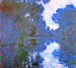 Claude Monet Morning on the Seine, Clear Weather 02, 1897 oil painting reproduction