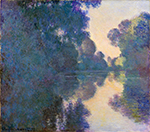Claude Monet Morning on the Seine, Clear Weather, 1897 oil painting reproduction
