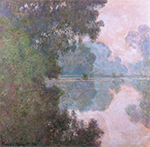 Claude Monet Morning on the Seine, near Giverny, 1896 oil painting reproduction
