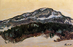 Claude Monet Mount Kolsaas, Norway, 1895 oil painting reproduction