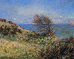 Claude Monet On the Cliff at Fecamp, 1881 oil painting reproduction
