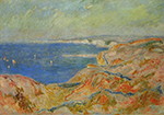 Claude Monet On the Cliff near Dieppe, 1897 oil painting reproduction