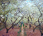 Claude Monet Orchard in Bloom, 1879 oil painting reproduction