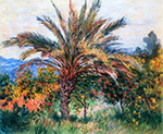 Claude Monet Palm Tree at Bordighera, 1884 oil painting reproduction