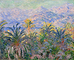 Claude Monet Palm Trees at Bordighera, 1884 oil painting reproduction
