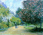 Claude Monet Parc Monceau, 1876 oil painting reproduction