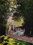 Claude Monet Parc Monceau, 1878 oil painting reproduction