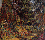 Claude Monet Path at Giverny, 1902-03 oil painting reproduction